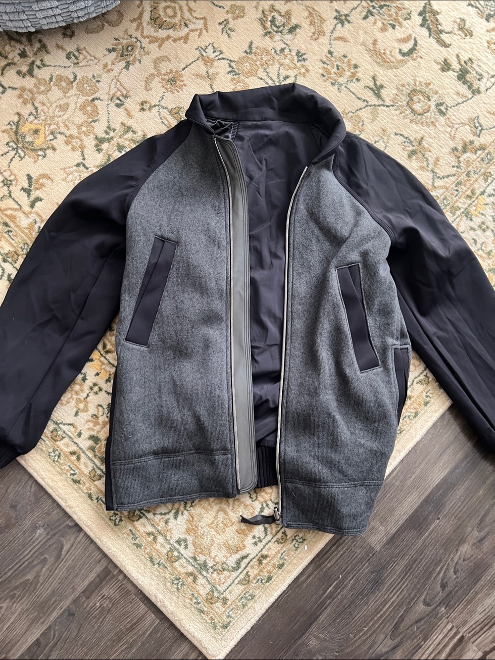lululemon both ways bomber jacket 6 reversible jacket
